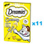 DREAMIES Krémové doplnkové krmivo s lahodným syrom pre mačky 44x10 g
