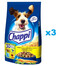 CHAPPI 3x2,7 kg - suché krmivo pro psy s drůbeží a zeleninou