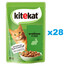 KITEKAT Králik v omáčke 28x85 g pre dospelé mačky
