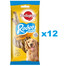PEDIGREE Rodeo Duos 12x123g maškrta pre dospelých psov s príchuťou kuracieho mäsa a slaniny