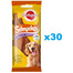 PEDIGREE Schmackos Multi Mix 30x36 g maškrty vo forme prúžkov pre psov s hovädzím mäsom