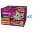 WHISKAS Adult Tasty Mix Chef's Choice v omáčke 48x85 g kúskov s hovädzím, lososovým, kuracím a morčacím mäsom, kuracím mäsom a treskou pre dospelé mačky