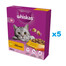 WHISKAS Senior 5x800 g Krmivo s lahodným kuracím mäsom
