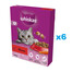 WHISKAS Adult 6x300g krmivo pre dospelé mačky s lahodným hovädzím mäsom