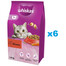 WHISKAS Adult 6x1,4 kg kompletné krmivo pre dospelé mačky s lahodným hovädzím mäsom