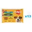 PEDIGREE Adult Wybór Smaków z warzywami saszetki 52x100 g mokra karma pełnoporcjowa dla dorosłych psów, z mieszanką wołowiny i wątróbki, z kurczakiem, w sosie
