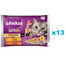 WHISKAS Adult vrecúško 52x85g Krémové variácie krmiva pre dospelé mačky v omáčke s: kuracím mäsom a zeleninou, jahňacím a morčacím