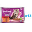 WHISKAS Junior vrecúško 52x85g Classic Meals krmivo pre mačiatka v omáčke s hovädzím a kuracím mäsom