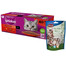 WHISKAS Classic Meals mokré krmivo pre mačky v omáčke 40x85 g + TRIXIE kuracie a lososové krúžky 50 g