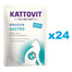 KATTOVIT Feline Diet Gastro Kaczka z ryżem 24 x 85 g