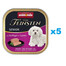 ANIMONDA Vom Feinsten Senior zestaw z drobiem i jagnięciną 5 x 150 g