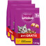 WHISKAS suché krmivo pre mačky s kuracím mäsom 1,4 kg 2+1 ZADARMO
