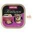 ANIMONDA Vom Feinsten Mini Junior s hydinou, divinou a brusnicami 6x100g mokré krmivo pre šteniatka malých plemien