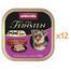 ANIMONDA Vom Feinsten Mini Junior s hydinou, divinou a brusnicami 12x100g mokré krmivo pre šteniatka malých plemien