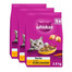 WHISKAS Sterile s lahodným kuracím mäsom 3x3,8 kg krmivo pre mačky