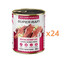 RAFI Super s teľacinou a pečeňou z králika 24x800g paštéta pre psov