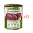 RAFI Super s jeleňom a srdcami z kačice 12x800g paštéta pre psov