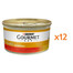 GOURMET Gold Casserole s hovädzím a kuracím mäsom v omáčke 12x85 g