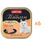 ANIMONDA Vom Feinsten Mild Menue Paštéta z morky a lososa 6x100g pre mačky