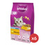 WHISKAS Sterilné suché krmivo 6 x 1,4 kg s kuracím mäsom pre sterilizované mačky