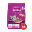 WHISKAS Sterilné s lososom 6 x 1,4 kg suché krmivo pre kastrované mačky