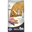 FARMINA N&D Ancestral Grain jahňacie a čučoriedkové krmivo pre dospelých psov malých plemien 7 kg + FARMINA N&D Quinoa Dental Treat Flatulence Mini 60 g (7 ks) ZADARMO!