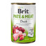 BRIT Pate&Meat Duck 400 g paštéta s kačacím mäsom