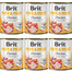 BRIT Pate&Meat Chicken 6x800 g paštéta s kuracím mäsom