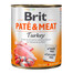 BRIT Pate&Meat Turkey 800 g paštéta s morčacím mäsom