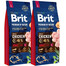 BRIT Premium by Nature Adult L 2 x 15 kg Kompletné krmivo pre psov