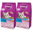 WHISKAS Adult 2x14kg suché krmivo pre mačky s tuniakom a zeleninou