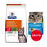 HILL'S Prescription Diet Feline Urinary Stress + Metabolic c/d Stress Multicare 8 kg + podstielka pre mačky 6 kg ZADARMO