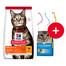 HILL'S Science Plan Feline Adult Chicken 10 kg pre dospelé mačky + podstielka a hračka pre mačky ZADARMO