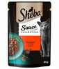 SHEBA Sauce Collection Beef 85g kúsky hovädzieho mäsa v omáčke pre mačky