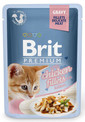 BRIT Premium Cat Fillets v omáčke Kitten Chicken 85g
