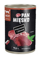 PAN MIĘSKO Mokré krmivo pre mačky s bravčovým mäsom a jeleňom 400 g