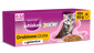 WHISKAS Junior Hydinové hody 40x85g krmivo s kuracím, kačacím, hydinovým a morčacím mäsom v želé pre mačiatka