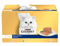 GOURMET Gold Mousse 48x85g s kuracím, tuniakovým, morčacím a králičím mäsom, mokré krmivo pre mačky