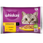WHISKAS Adult 85 g vrecúško Hydinové hody krmivo pre dospelé mačky v omáčke s: kuracím, morčacím