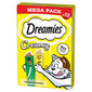 DREAMIES Creamy MEGA PACK karma uzupełniająca z serem i z kocimiętką 12x10 g