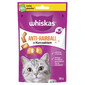 WHISKAS Anti-Hairball 50 g Maškrty proti tvorbe trichobezoárov pre dospelé mačky