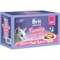 BRIT Premium by Nature Family Plate Delicate Fillets in Jelly 12x85 g želé vrecúška pre mačky