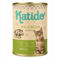 KATIDO Adult Cat Wild Boar 400 g diviak s olejom z lososa pre mačky