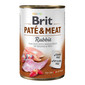 BRIT Pate&Meat Rabbit 400 g paštéta s králičím mäsom
