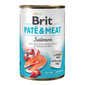 BRIT Pate&Meat Salmon 400 g paštéta s lososom