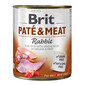 BRIT Pate&Meat Rabbit 800 g paštéta s králičím mäsom