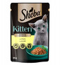 SHEBA Kitten 85g s kuracím mäsom v omáčke pre mačiatka